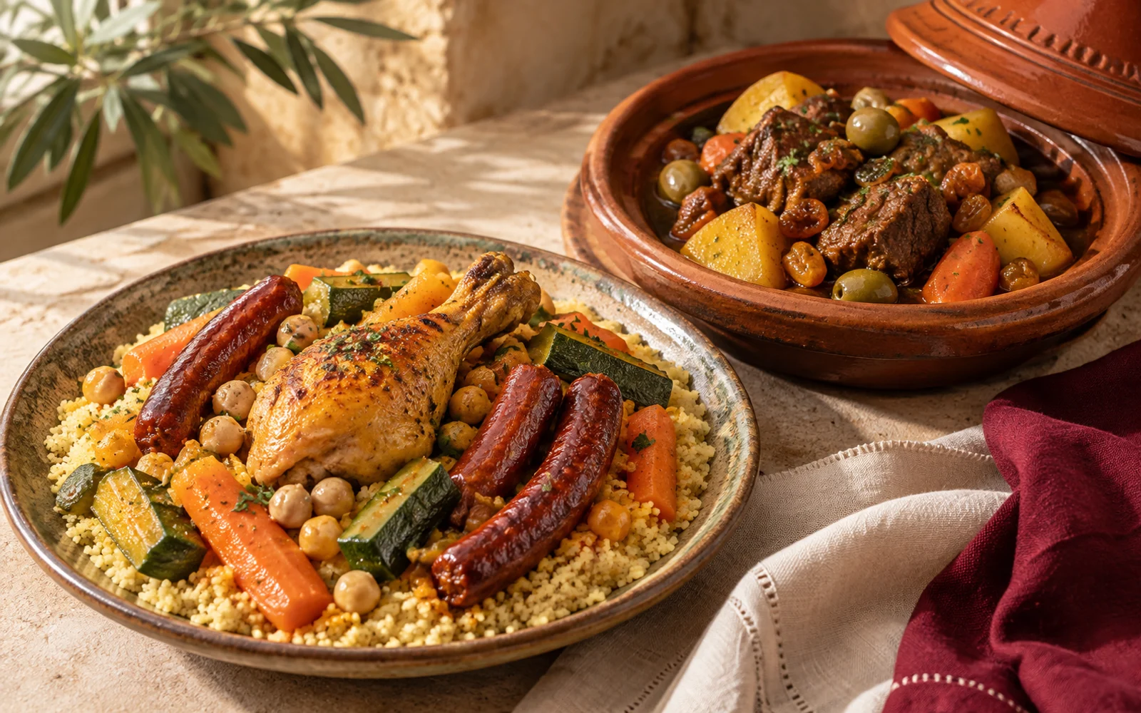 Couscous et tajine à partager